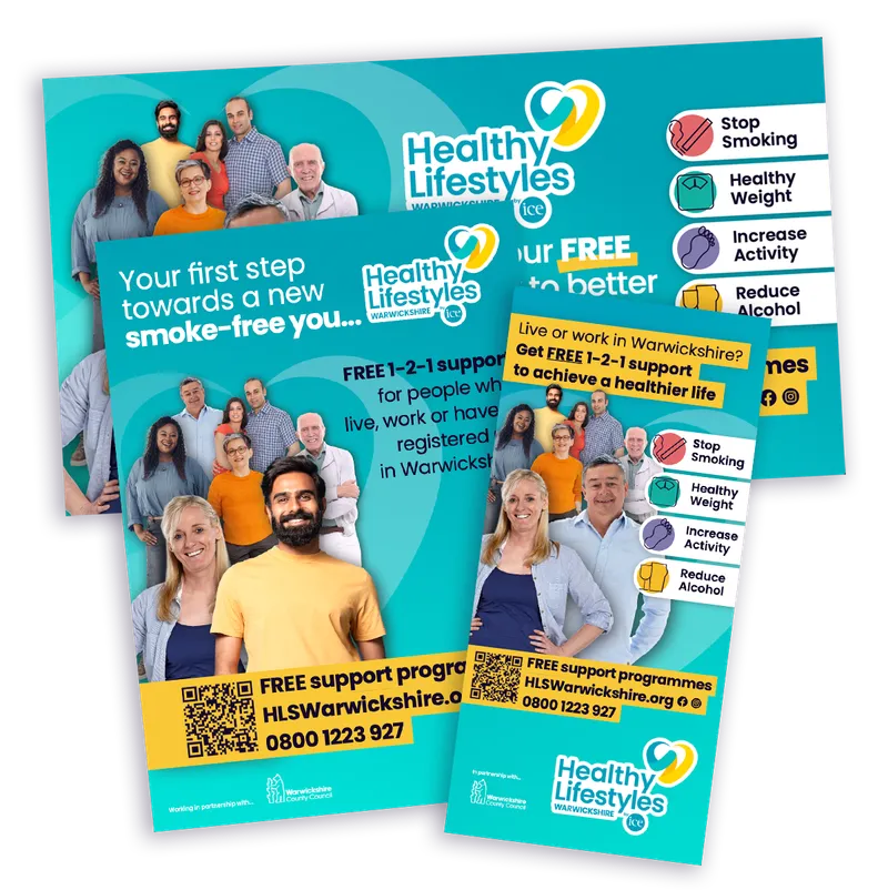 Healthy Lifestyles Warwickshire GP toolkit resources.